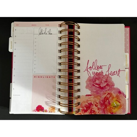 Heidi Swapp gold spiral ring One Day at a Time Planner - Picture 4 of 5